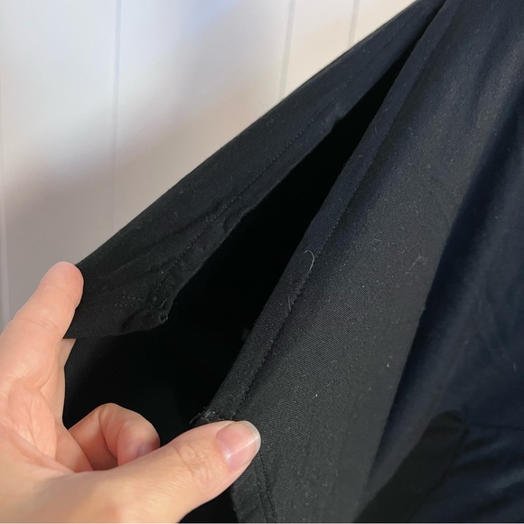 Short Sleeve Black Maternity Dress with slits on arm sleeves. Ingrid and Isabel - Picture 3 of 4